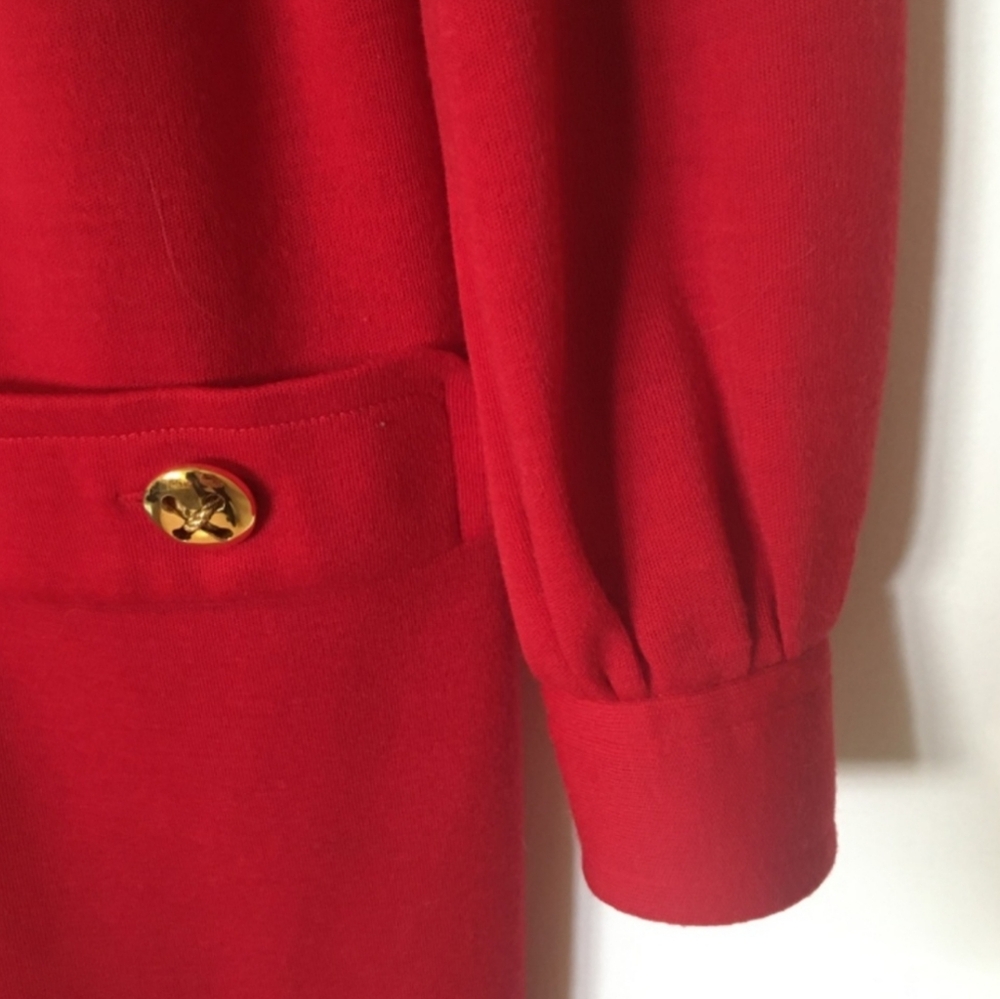 Ports International Bright Red Long Cardigan - Picture 6 of 8